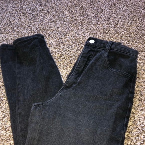 Forever 21 Denim - High-rise Black Skinny Jeans